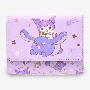 Loungefly Sanrio Purple Kuromi Baku Snacks Wallet Kawaii NWT